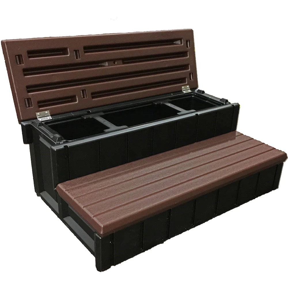 Deck Patio Spa Hot Tub Storage Compartment Steps F624