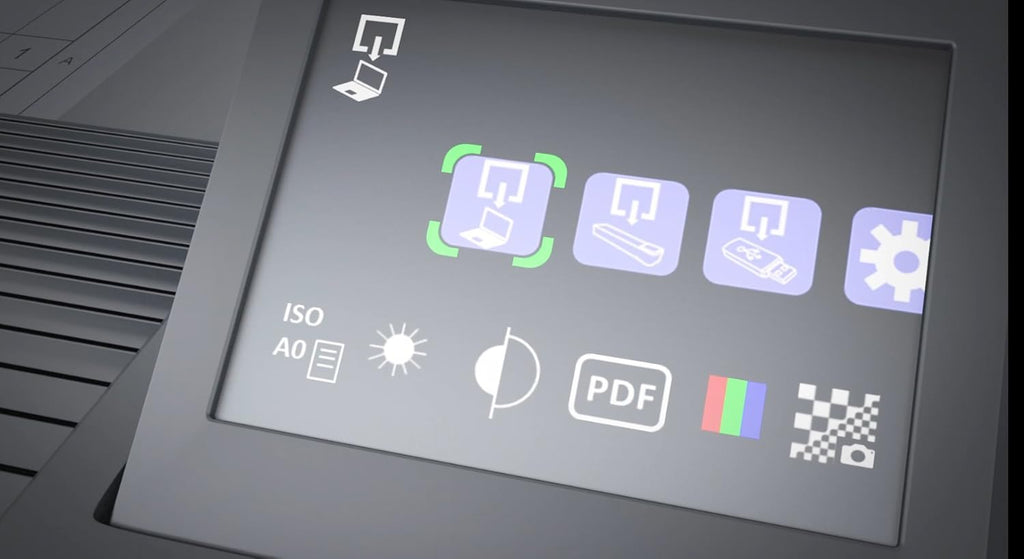 36-inch Wide Color Scanner and 4 Rolls Plotter Paper D841