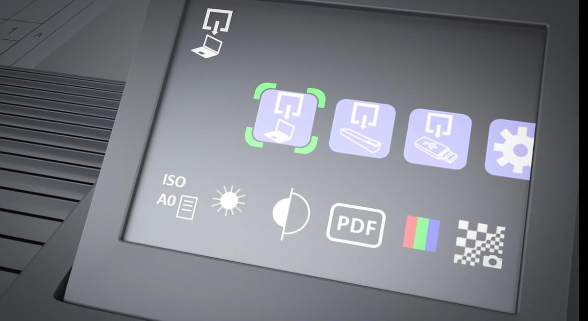 36-inch Wide Color Scanner and 4 Rolls Plotter Paper D841