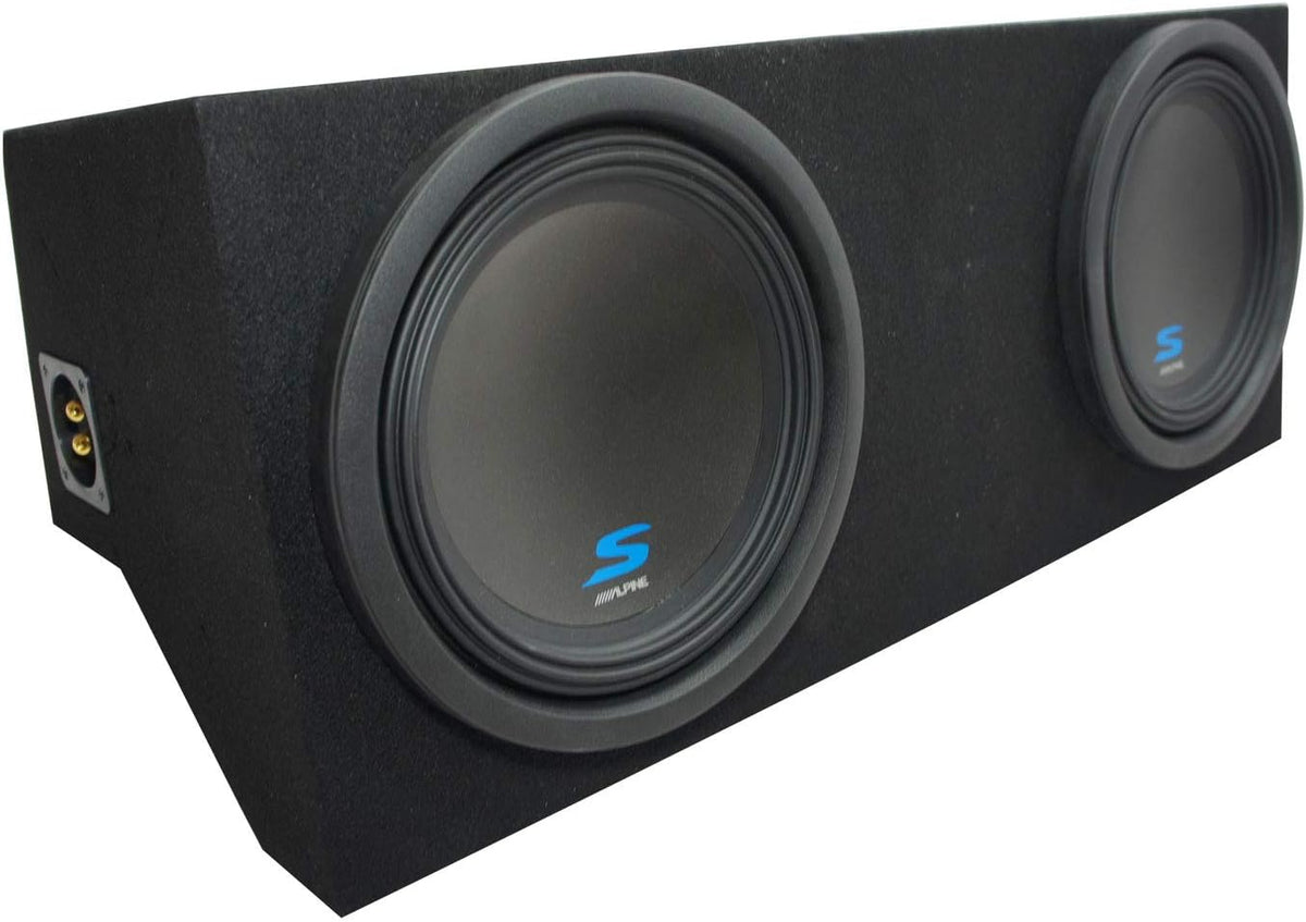 Compatible with Ford Mustang Coupe Dual 10 Subwoofer Box Enclosure Z58850