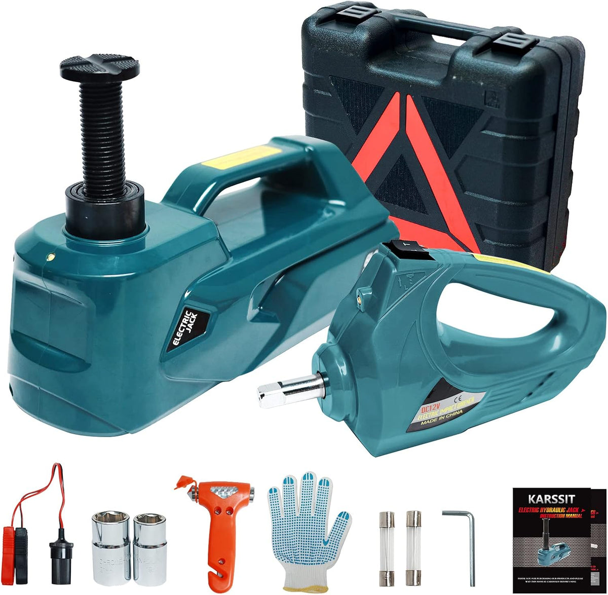 5 Ton 12V Electric Hydraulic Car Jack Kit D7625