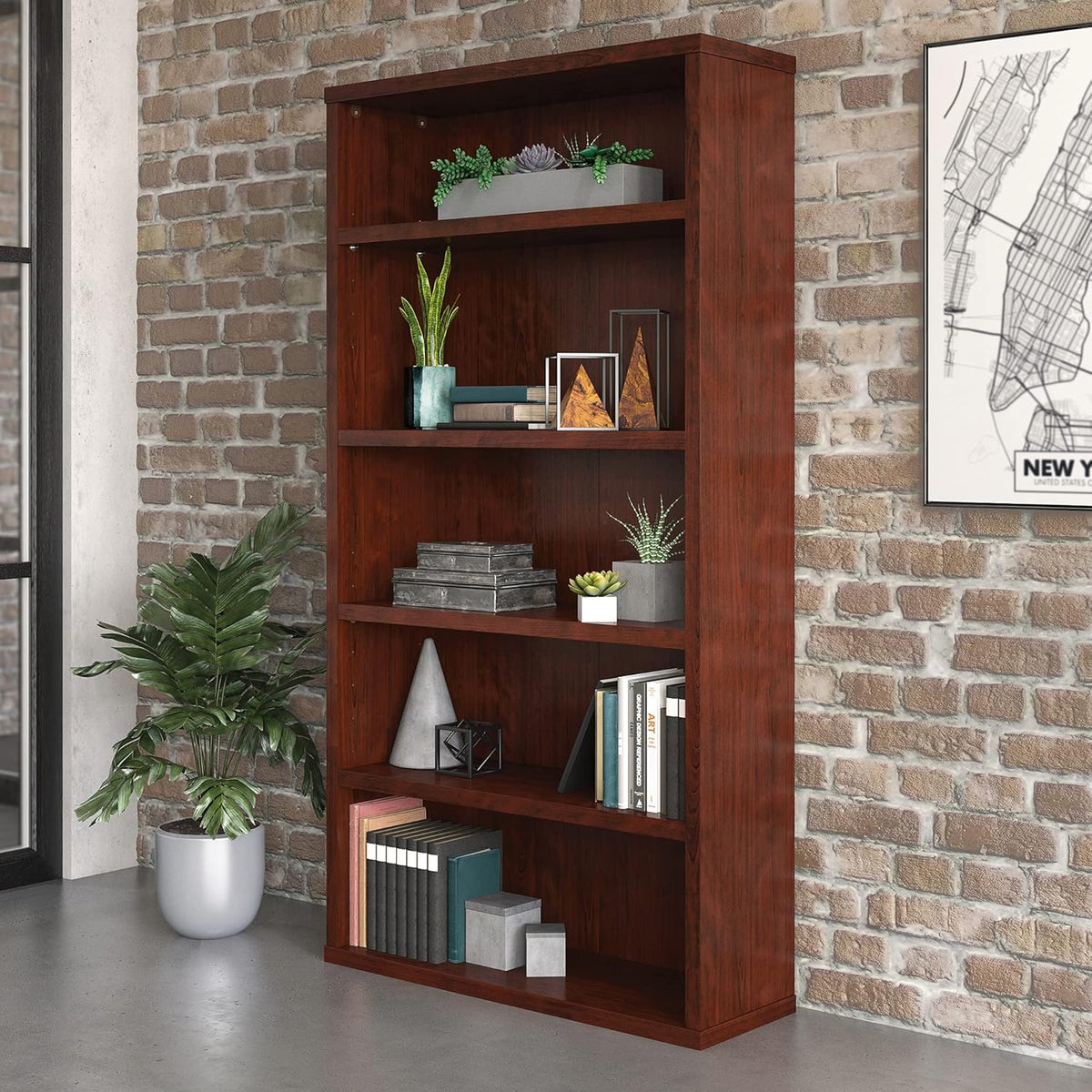 5-Shelf Bookcase E6815