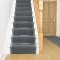 Aztec Gray Stair Carpet Runner 19 foot K535
