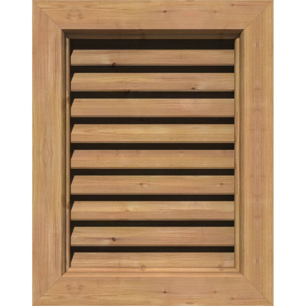Unfinished Functional Vertical Gable Vent K590