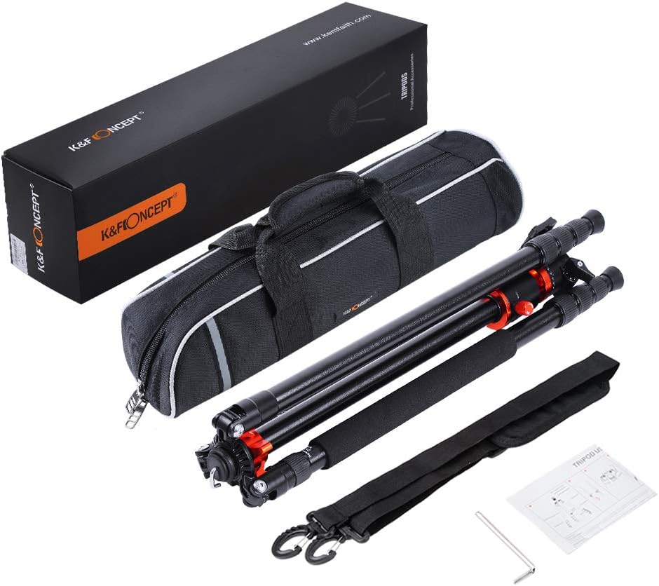 94 Inch 4 Section Aluminium Camera Tripod with 360 Degree Ball Head S474