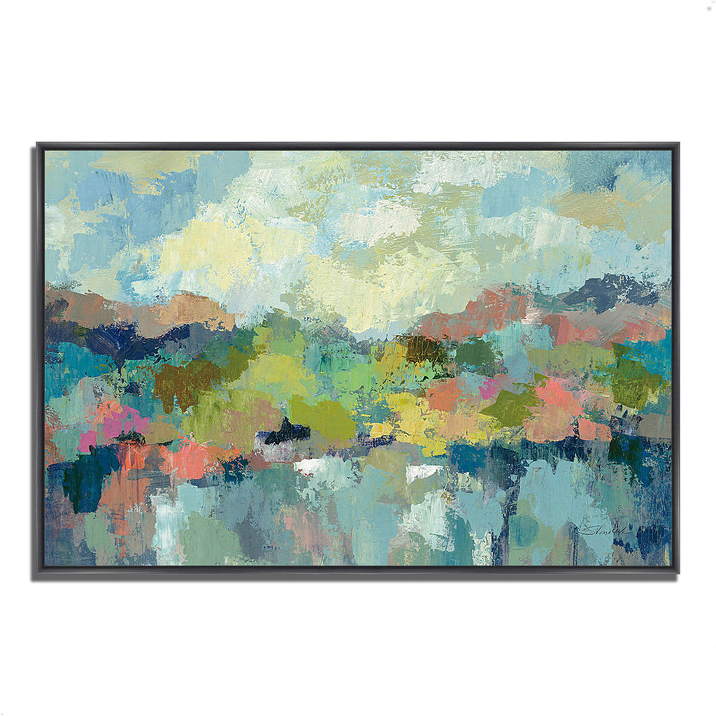 Framed Acrylic Painting Print on Canvas K9701