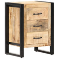 Solid Mango Wood Bedside Cabinet J7711