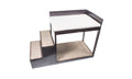 Brown Multi-Level Bed and Step System for Dogs Cats N3424
