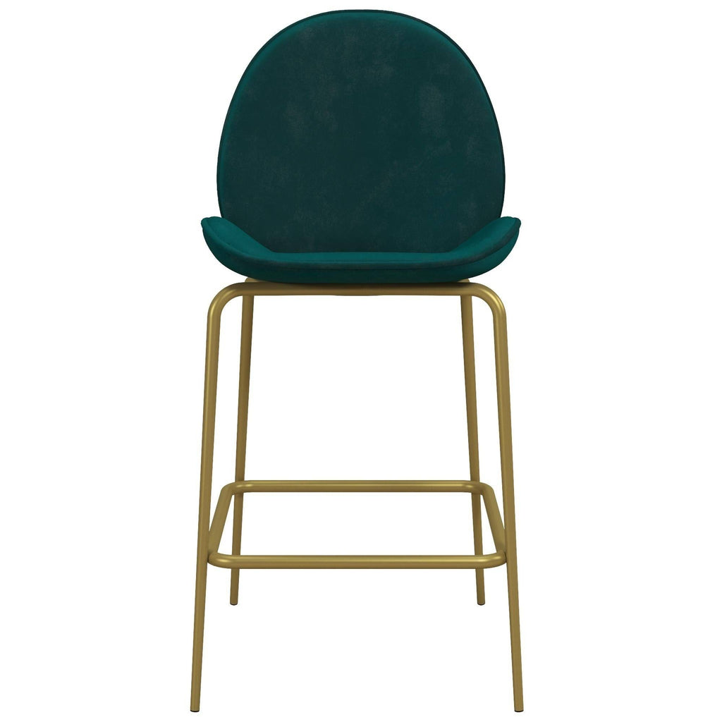 Green Upholstered Counter Stool S68039