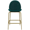 Green Upholstered Counter Stool S68039