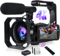 4K Video Camera Camcorder with Microphone and Touch Screen H26183