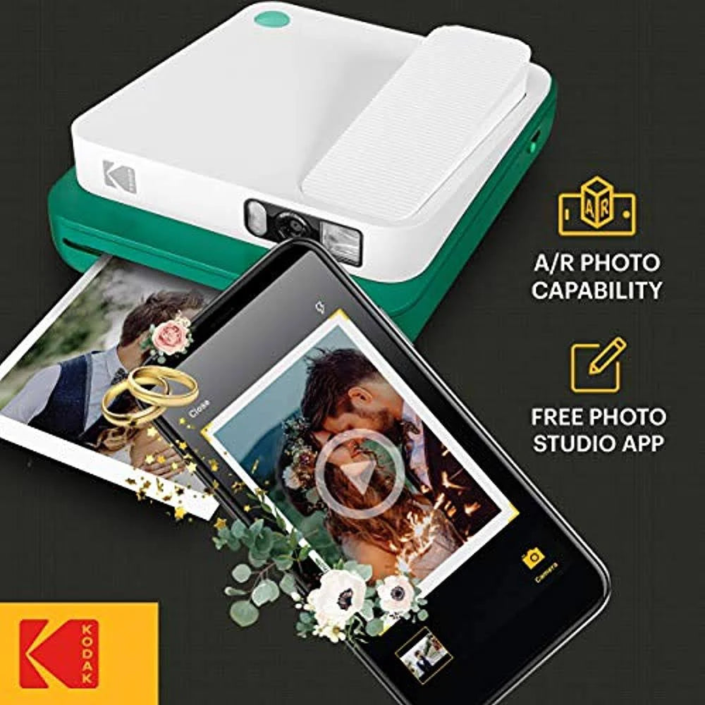 Digital Instant Camera with Bluetooth Green 16MP N9543