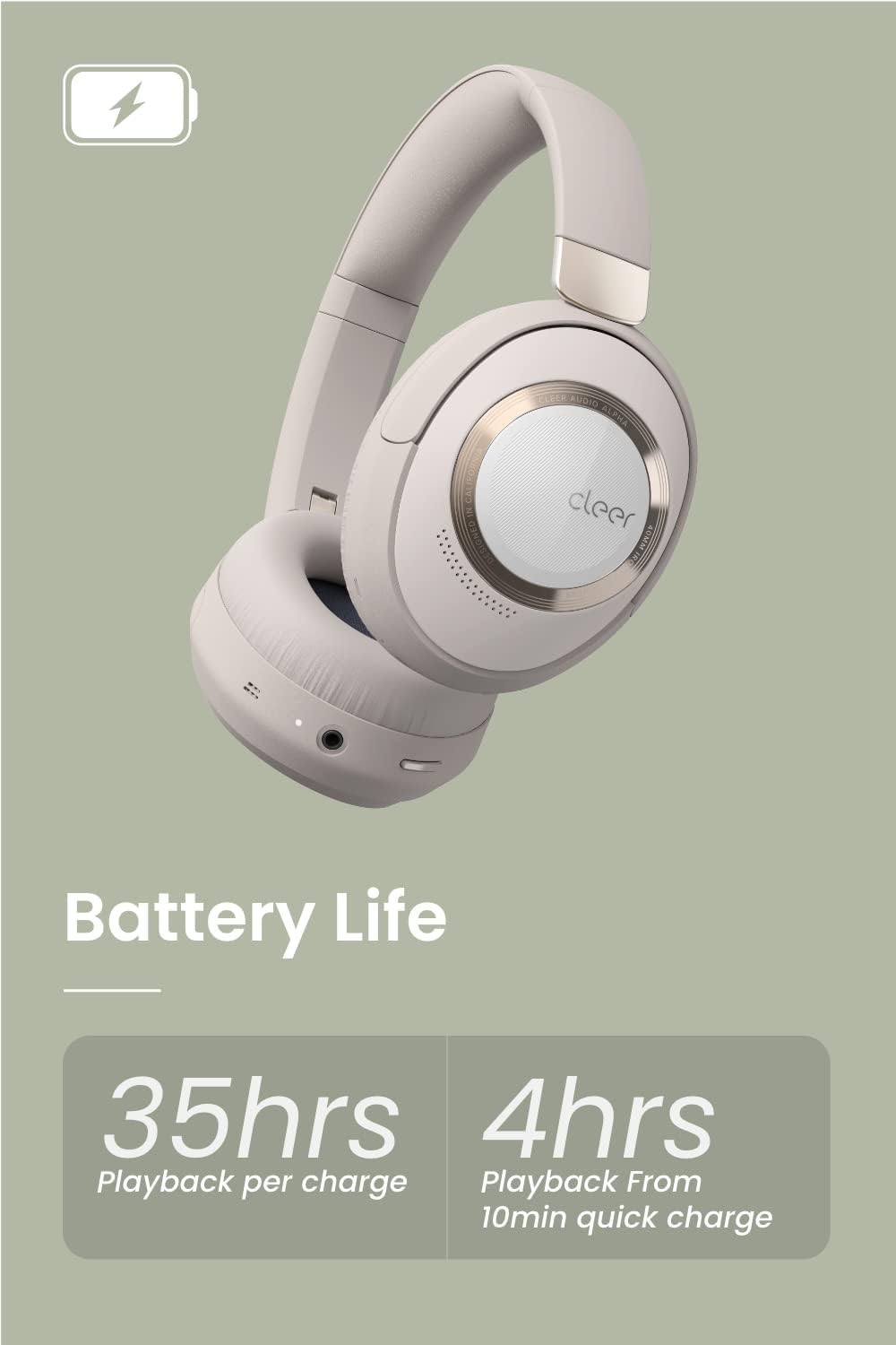 Alpha Noise Cancelling Bluetooth Headphones P768