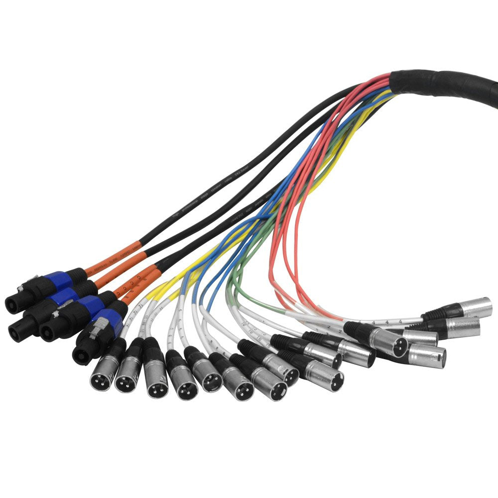 12 Channel XLR 4 Channel Speakon Speaker Cable 75 Feet J80861