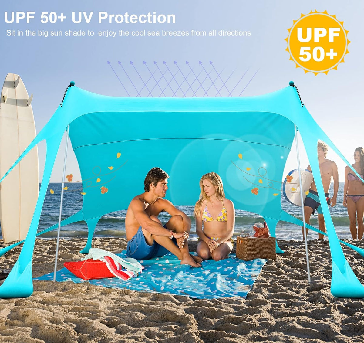10x10 Pop Up Sun Shelter Canopy Tent with Carry Bag T650