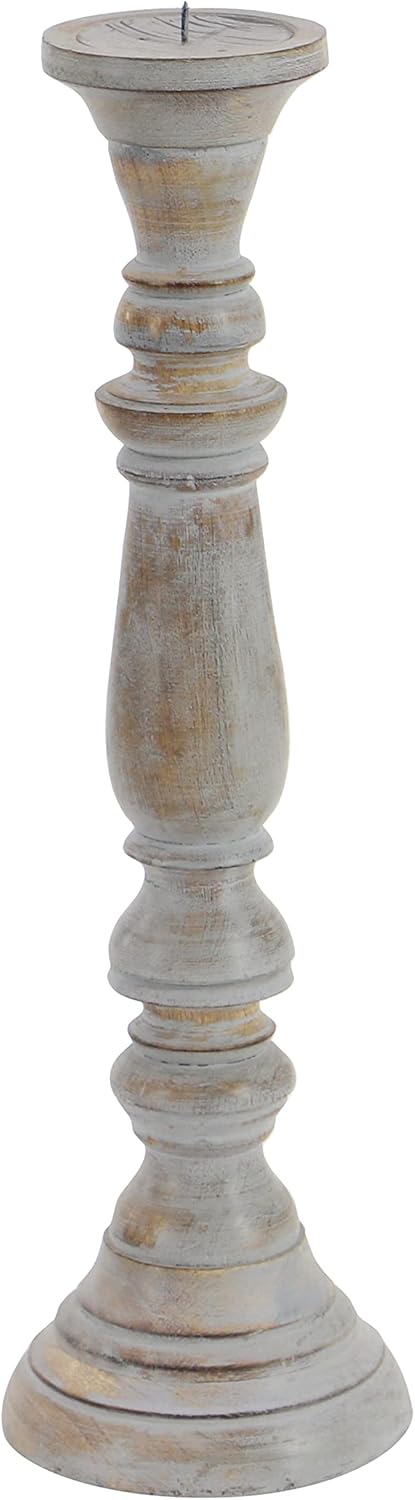 Wooden Candle Stand Set of 3 A93094