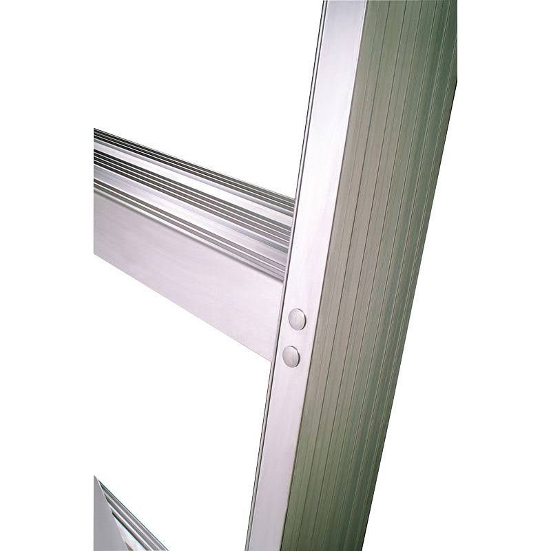 2 ft Aluminum Platform Ladder with Casters Z55680
