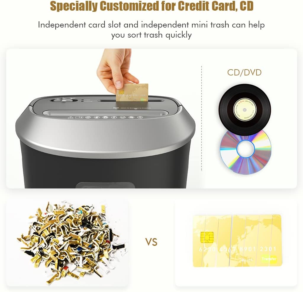 12-Sheet Cross-Cut Paper Shredder 5.8 Gallons Pack of 2 R38899