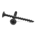 #10-12 x 4 inch Fine Thread Drywall Screw Phillips Bugle Head Black Phosphate 1000 Pk G459
