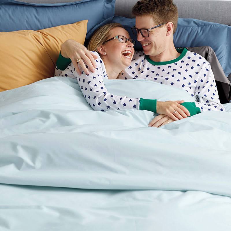 Graphite 300-Thread Count Cotton Percale King Fitted Sheet F42951