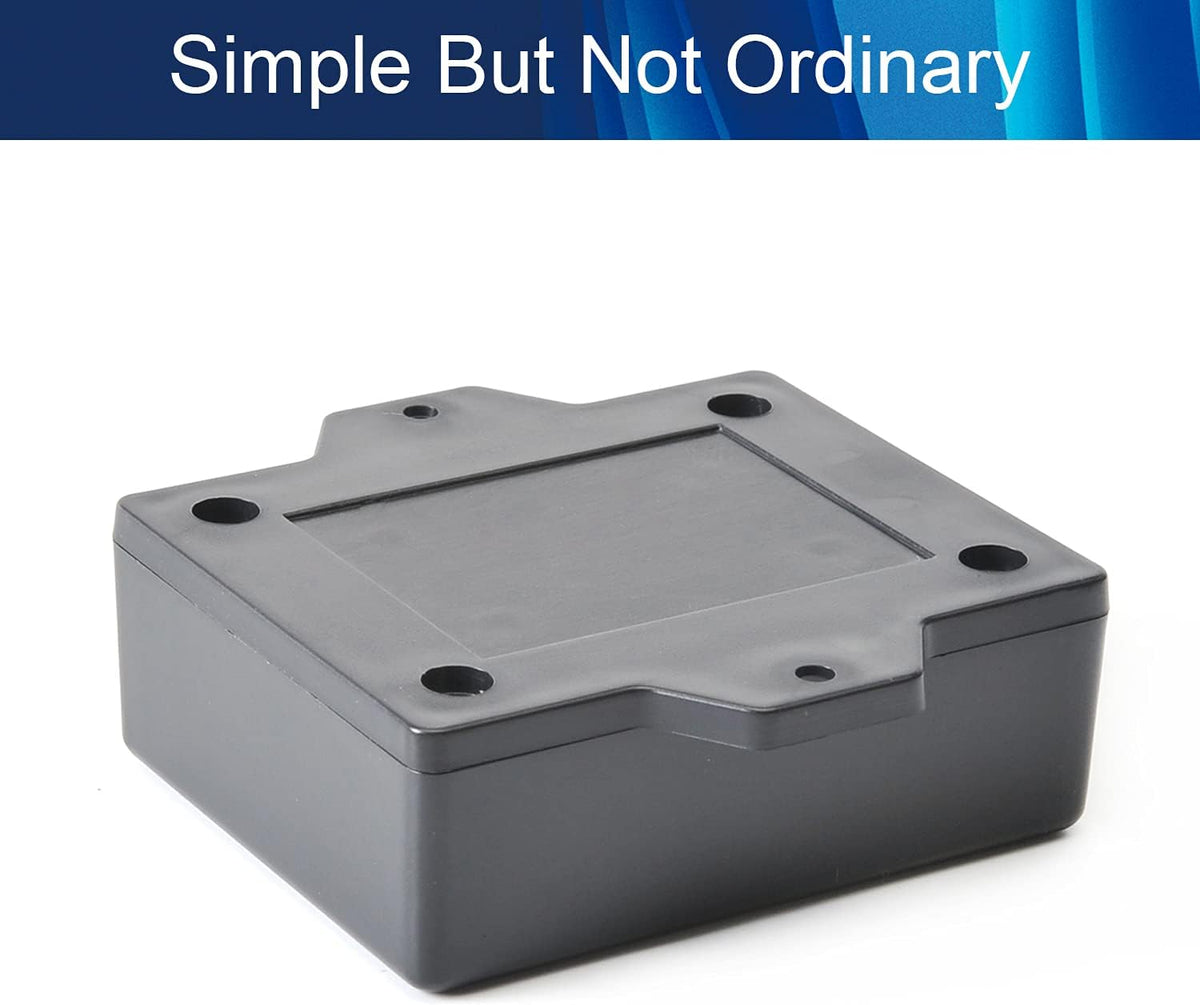 Black ABS Plastic Junction Box K680665