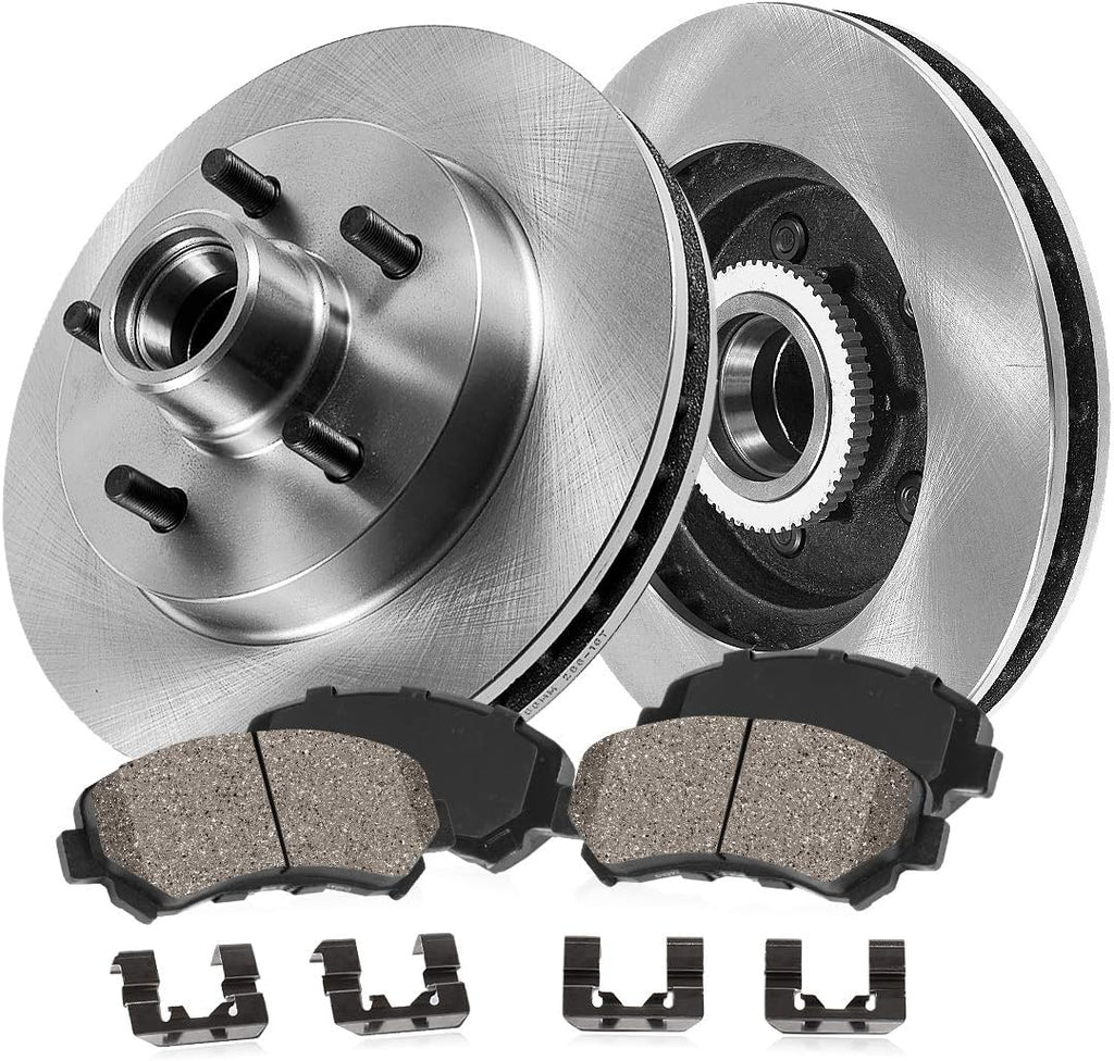 267 mm Brake Disc Rotors + Ceramic Brake Pads + Clips I6893
