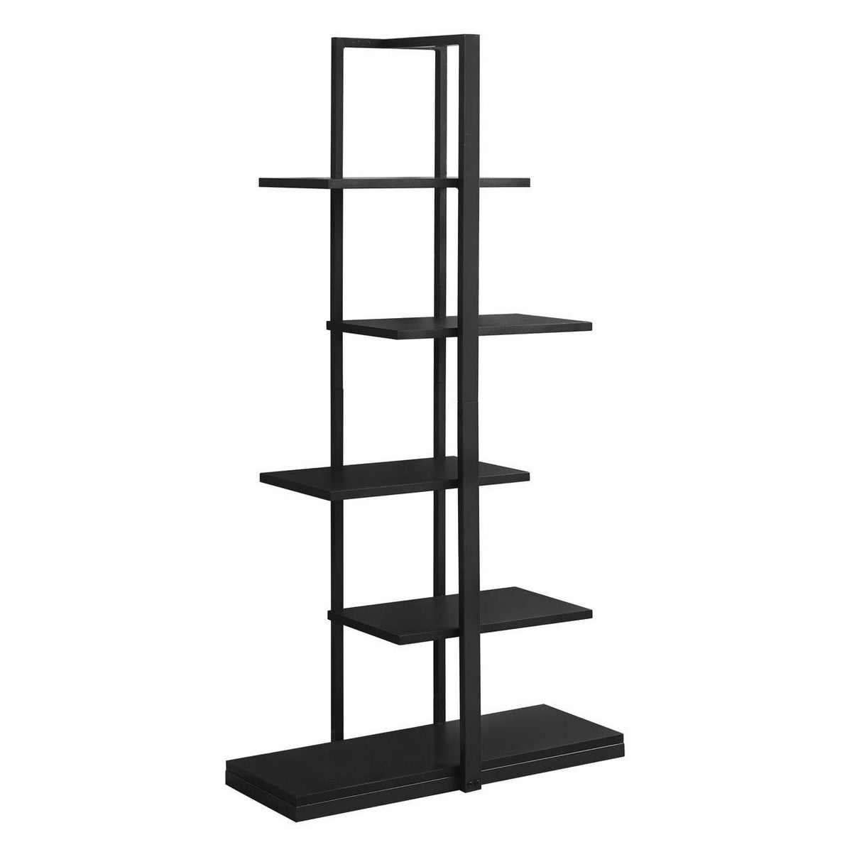 Black Metal Bookcase R582612