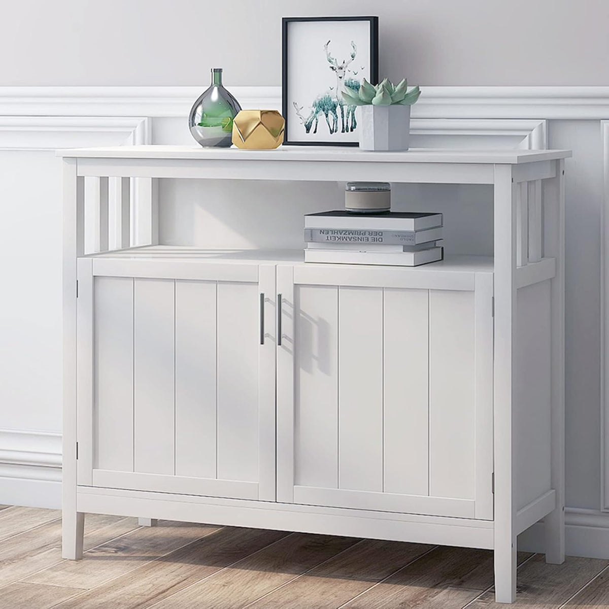 Buffet Cabinet with 2 Doors and Adjustable Shelf D990098