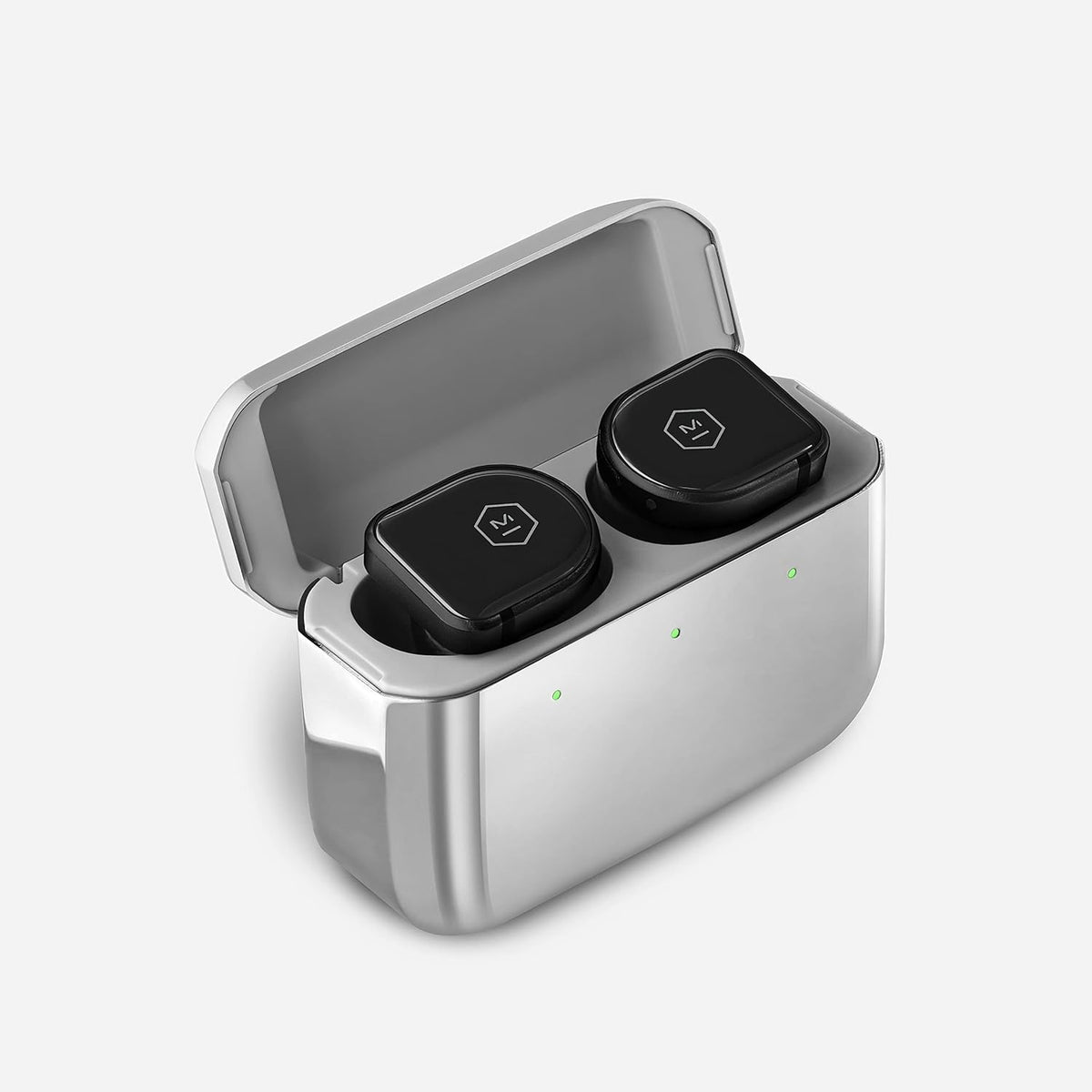 True Wireless Earphones White Ceramic Stainless Steel Case C39023