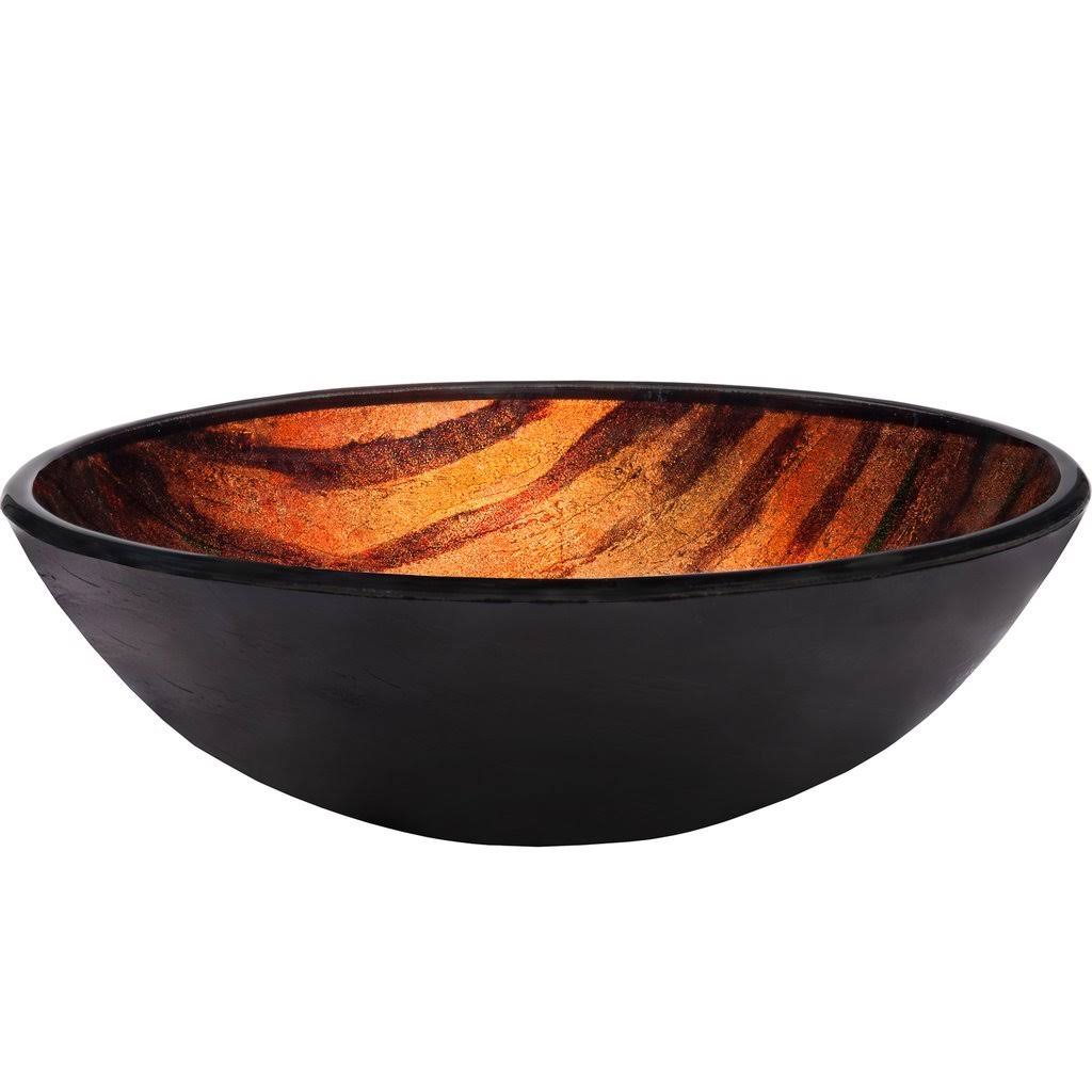 Glass Vessel Bathroom Sink Set A85404