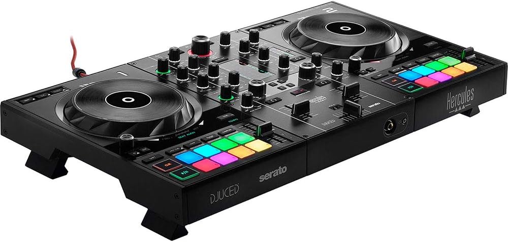 DJ Software Controller with Monitor Headphones & RCA Cable I382545