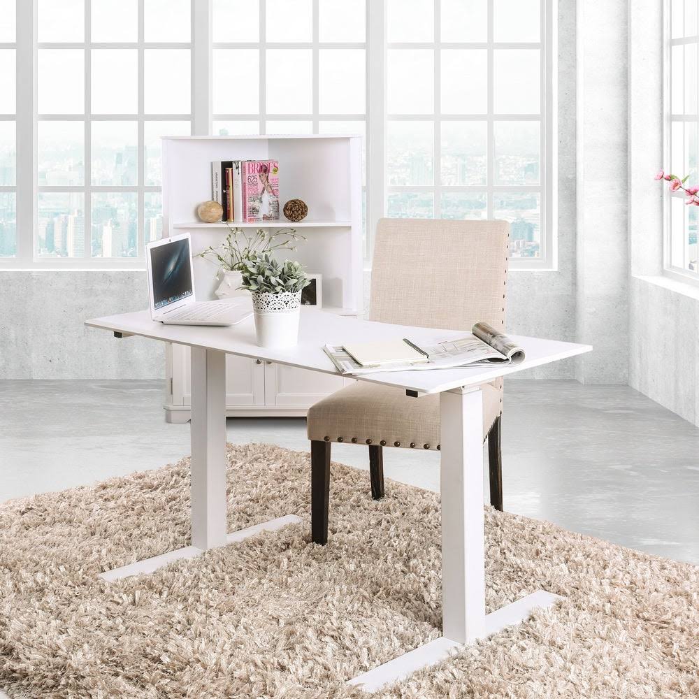 Height Adjustable Desk with USB Power Outlet Grey K872392