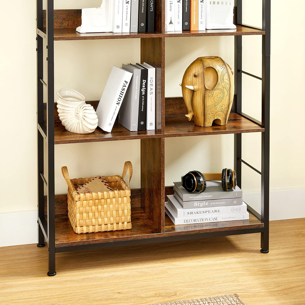 4-Tier Bookcase with 8 Cubes W724