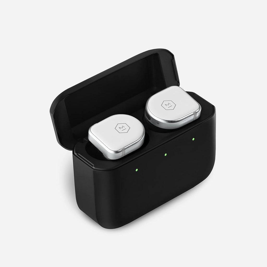 True Wireless Earphones White Ceramic Stainless Steel Case C39023