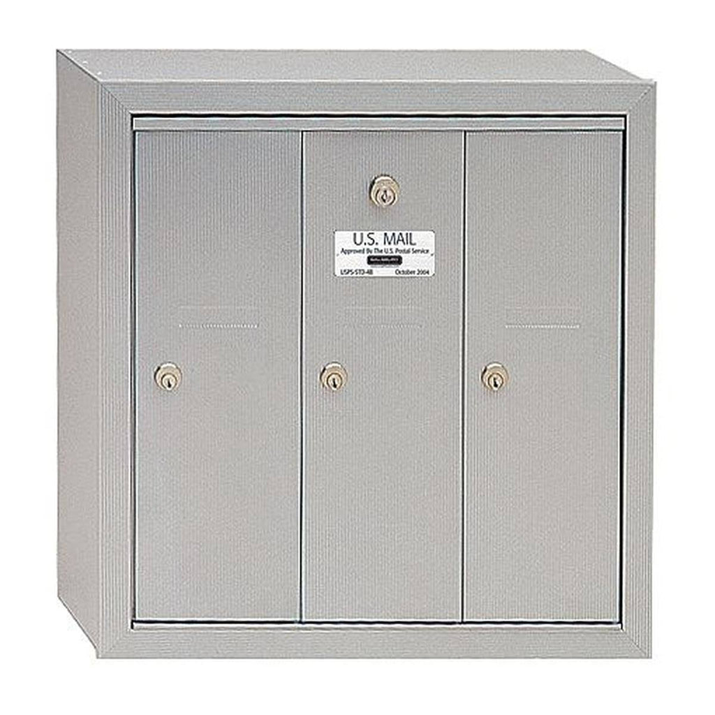 Aluminum 3 Door Vertical Mailbox D556836
