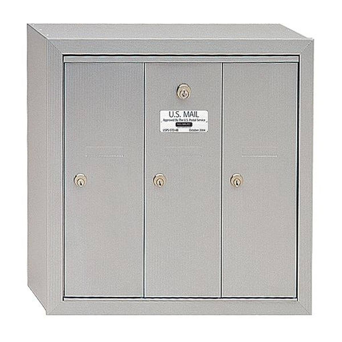 Aluminum 3 Door Vertical Mailbox D556836