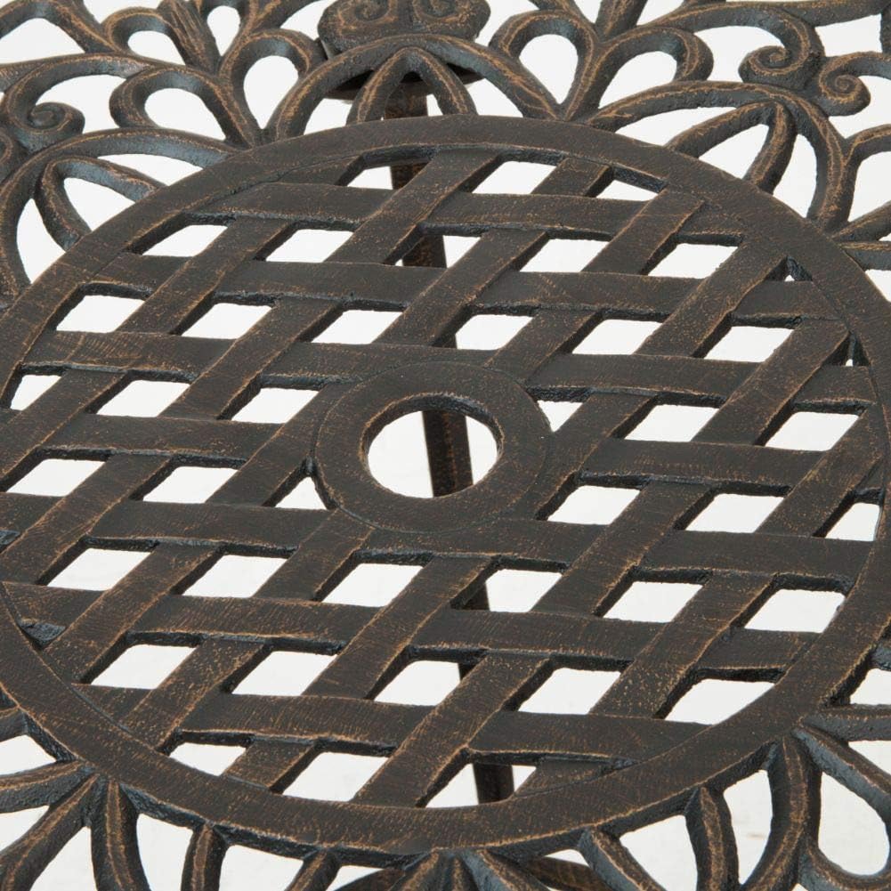 Bronze Cast Aluminum Bistro Set F569550