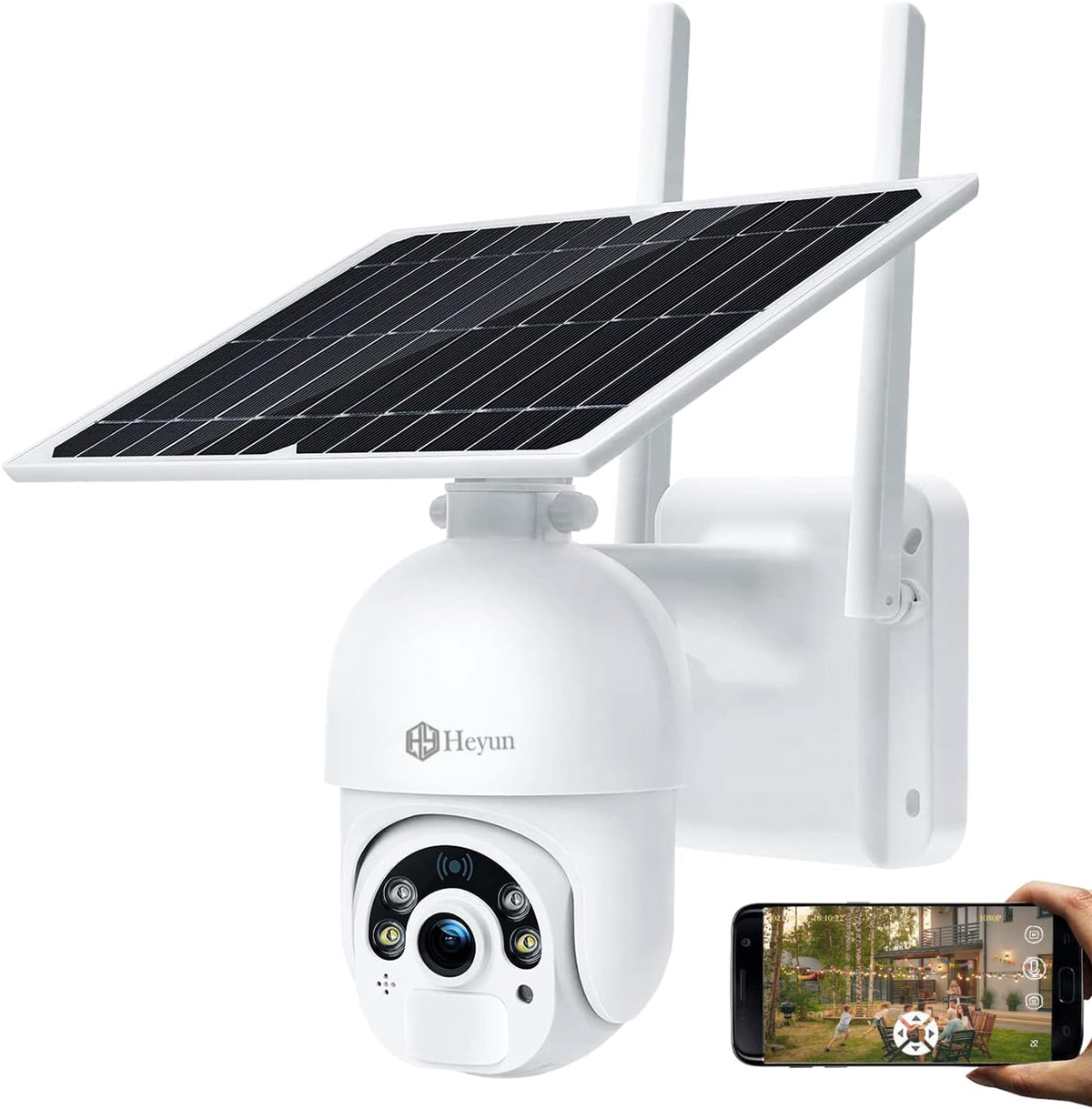 Wireless Outdoor Security Cameras with Color Night Vision H737623