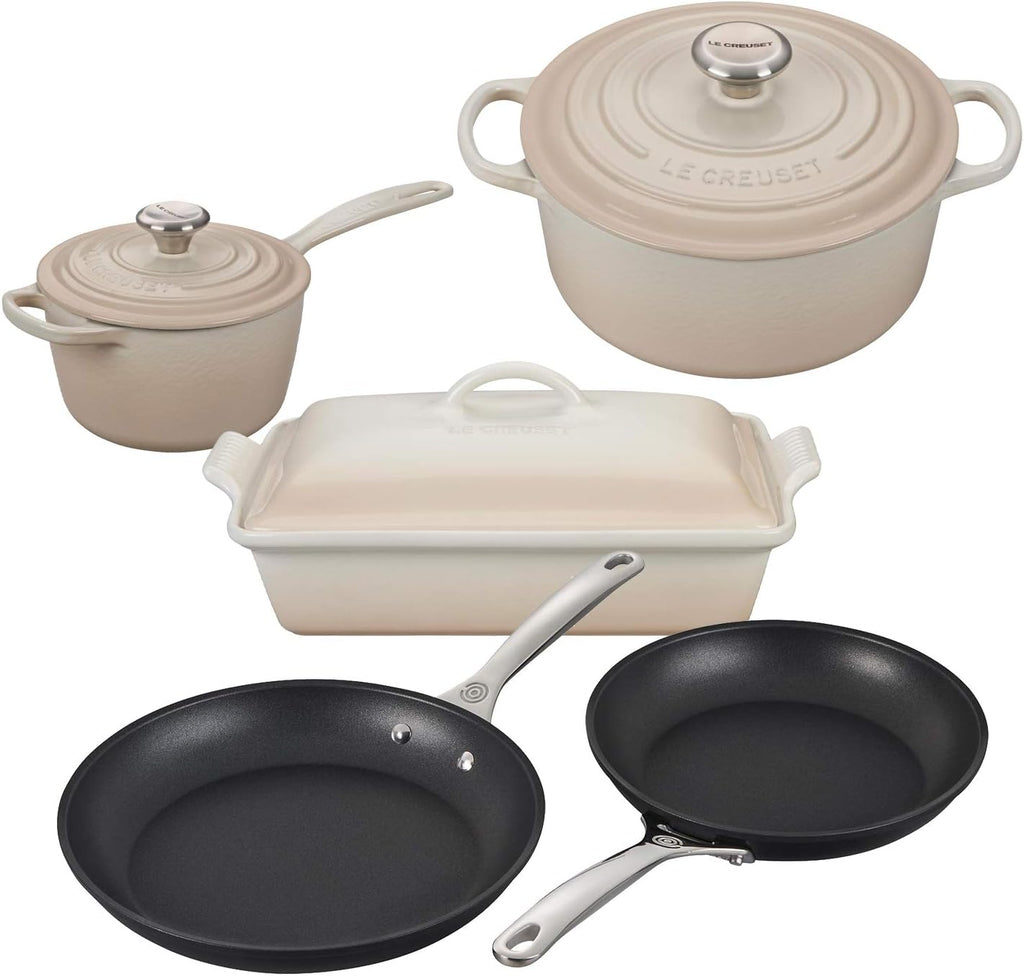 Enameled Cast Iron and Nonstick Cookware Set J625