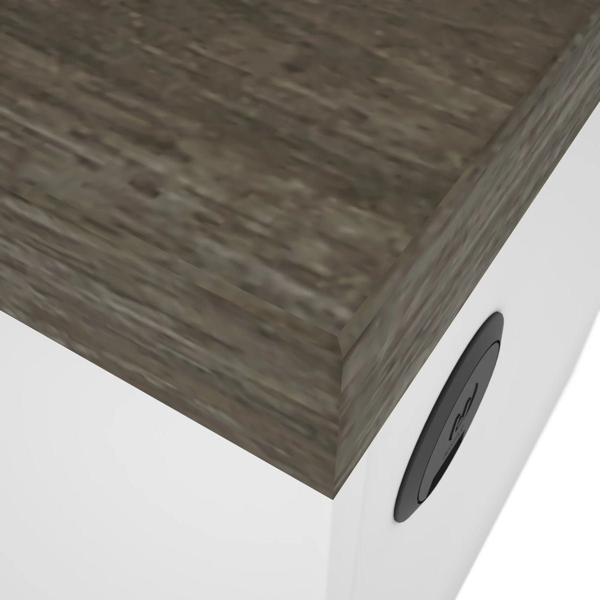 71W Desk Shell in Walnut Grey & White C58773