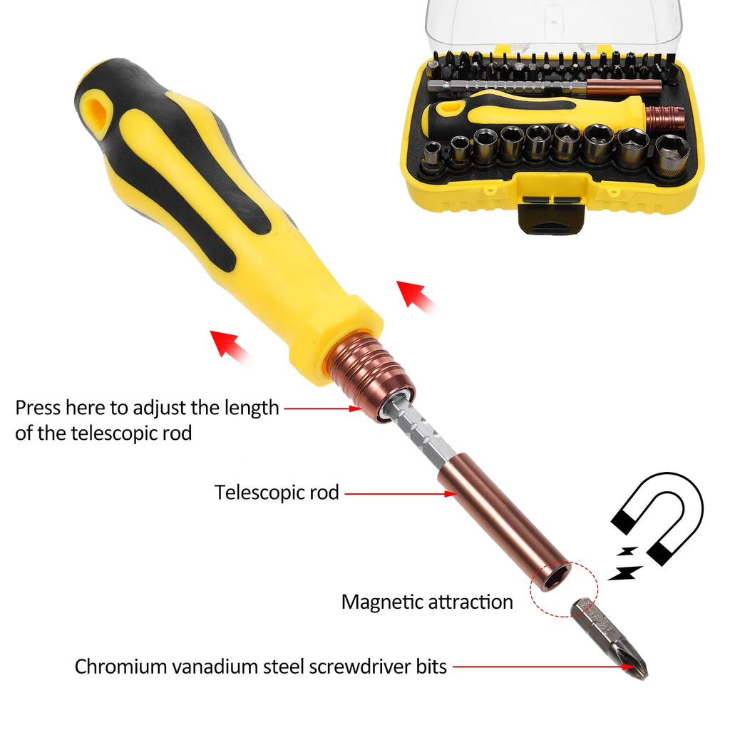 Socket Wrench Screwdriver Set X556317