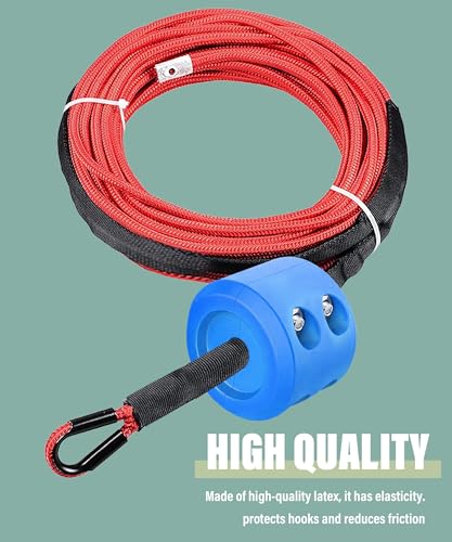 Black Rubber Winch Cable Hook Stopper T705155
