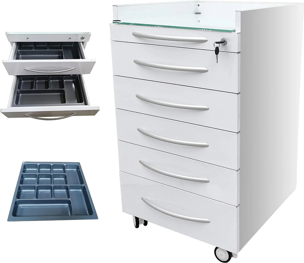 Stainless Steel Mobile 5 Drawers Cabinet X599790