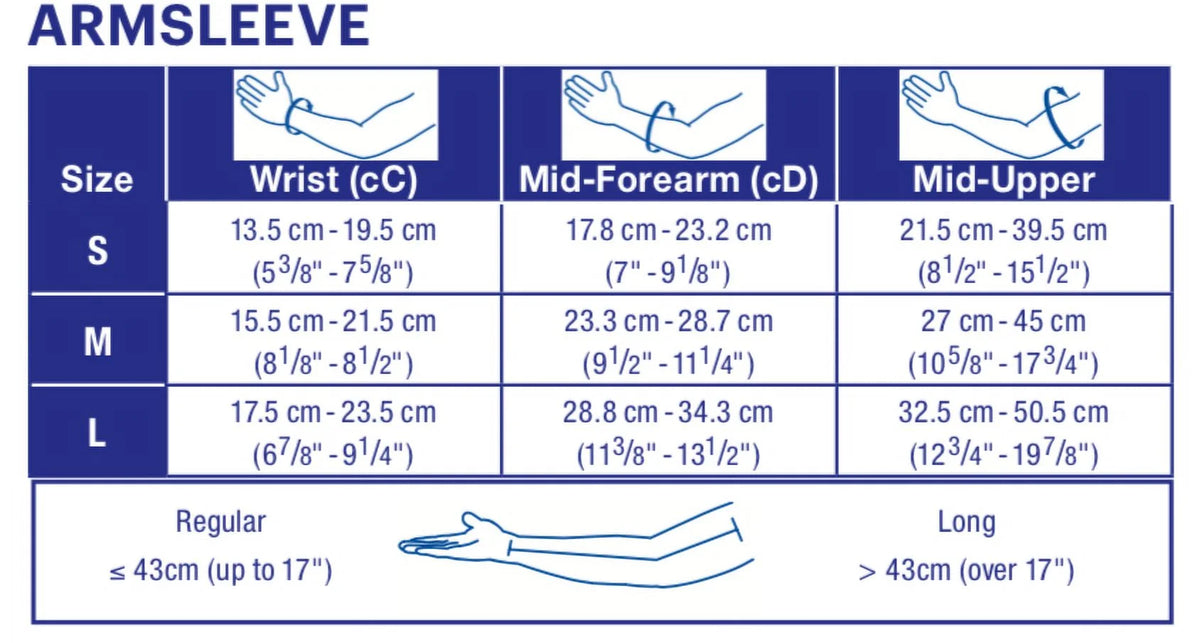 Beige Small 15-20 mmHg Armsleeve Y280