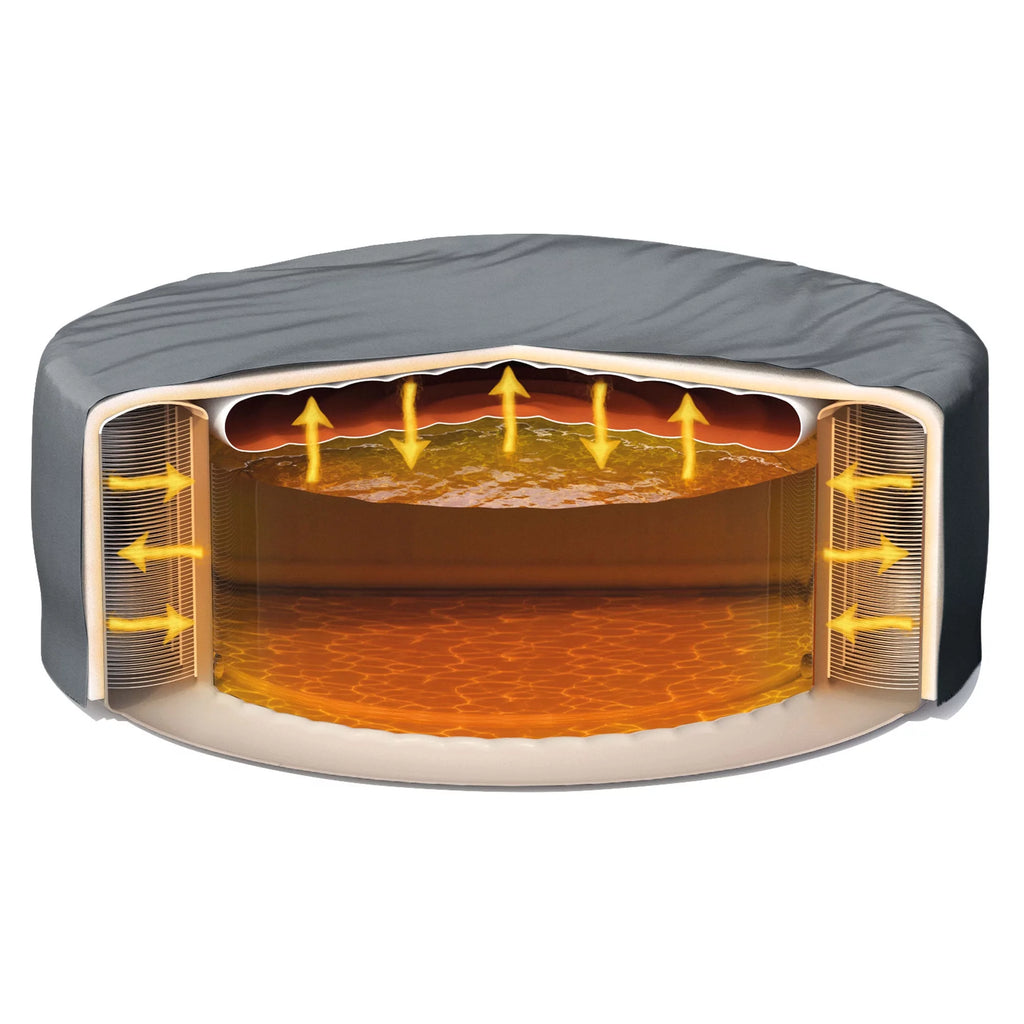 Inflatable Hot Tub Spa with Filter Cartridges V2909