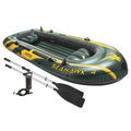 Inflatable 4 Person Boat Set with Oars & Air Pump 2 Pack T9056