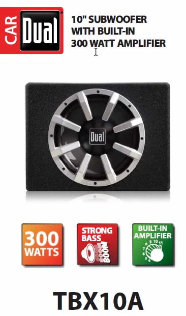 10-inch Enclosed Subwoofer H278