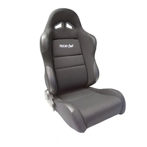 Black Velour Left Racing Seat G8111