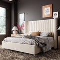 King Size Velvet Upholstered Bed Frame X224