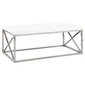 Glossy White Laminate Coffee Table E7089